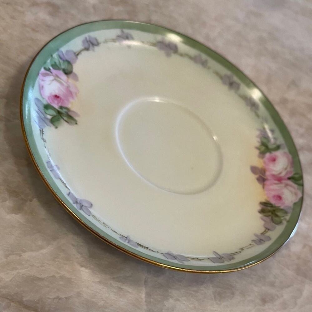 MZ Austria saucer only handpainted antique
